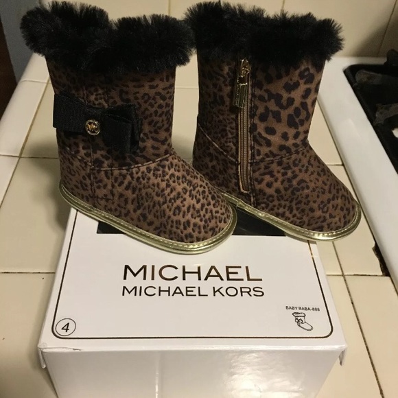 Michael Kors Other - Michael kors cheetah print boots size 4 (new)